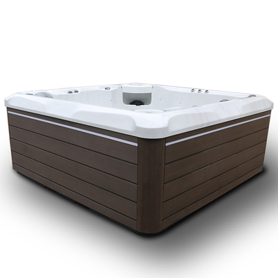 6 Outdoor Whirlpool Spa Ton van de zetels de Acryl Hydromassage Bathtub