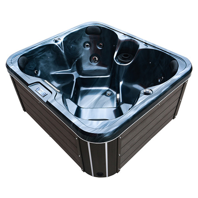 De openluchtair Jets Whirlpool Spa Hete Badkuip van de Tonnenmassage voor 4 Mensen