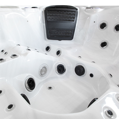 6 Openlucht Hydro Massage Bathtub Spa Hete Tonnen van de persoons de Acryldraaikolk