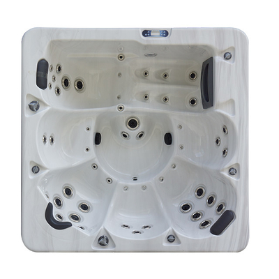 6 mensen Leisure Spa Hete Tub Outdoor Spa met Onderwater Geleid Licht
