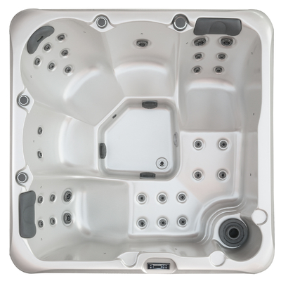 5 de Massage Hot Tub Outdoor Spa Ton van de mensendraaikolk met Kleurrijke LEIDEN Licht