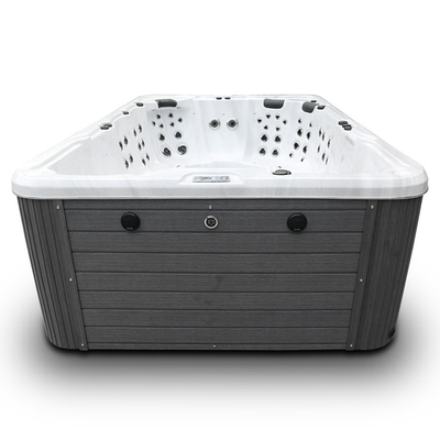 Luxe 10 Outdoor Swim Spa Hete Ton van het Personen de Acryl Zwembad met leiden