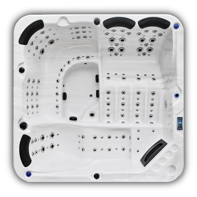 Verminder Hot Spa Ton van de Bloeddruk de Openluchtmassage Bathtub Whirlpool
