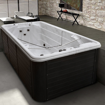 Draaikolk van de het Zwembad Outdoor Swim Spa Hete Ton van de luxemassage de Eindeloze
