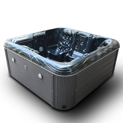 5 mensen Outdoor Freestanding Massage Spa Hete Tonnen met Draadloze Bluetooth-Muziek