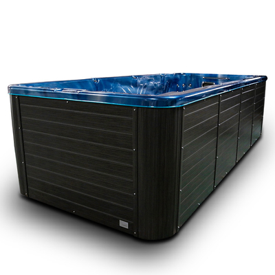 Luxe Acrylic Rectangular Swim Spa 10 Persoons Openluchtdraaikolk