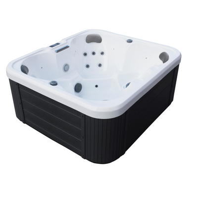 Pearl White 4 Seats Whirlpool Spa Hete Tonnen van de Badkuipenmassage Openlucht