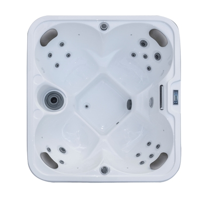 Pearl White 4 Seats Whirlpool Spa Hete Tonnen van de Badkuipenmassage Openlucht