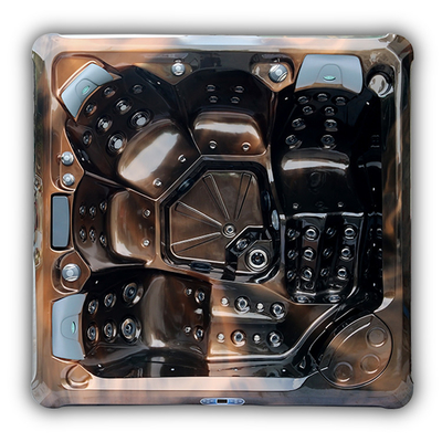 Buitentuinhome Outdoor Acrylic Spa Hete Ton met LEIDEN Lichten en Bluetooth