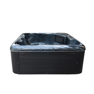 De openluchtluchtstralen masseren Hete Tubs Whirlpool Waterfall Spa met 3 Zetels 2 Zitkamers