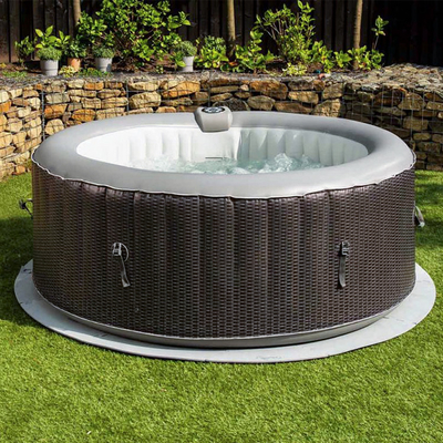 4 mensen Inflatable Spa Badkuip Outdoor Hot Tub Opblaasbaar Spa