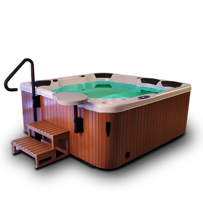 6 Hete Tub Outdoor Whirlpool Spa Badkuip van de persoons de Acryl Freestanding Massage met 3 Zetels &amp; 3 Lanterfanters