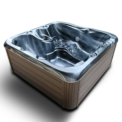 Aangepast 4 Mensen Outdoor Spa Badkuipen Freestanding European Design Spa
