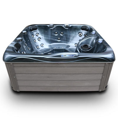 Aangepast 4 Mensen Outdoor Spa Badkuipen Freestanding European Design Spa