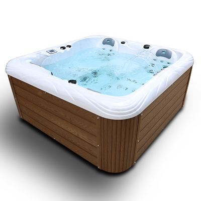 4 zetels Openlucht Doorwekende Hot Tubs Spa Badkuip met Draadloos Bluetooth