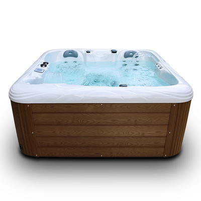4 zetels Openlucht Doorwekende Hot Tubs Spa Badkuip met Draadloos Bluetooth