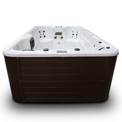 4 meters de Acryl van White Endless Swimming Spa Poolcombo Hete Ton met 6 Zetels