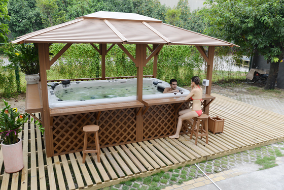 5,2 van de Eindeloze Zwembad Outdoor Swim Spa Hete Meters Ton met 4 Zetels