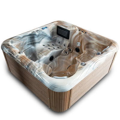 Amerikaanse Stijl 46 de Stralenwhirlpool Massage Outdoor Spa Hete Tonnen van de Kuuroordlucht
