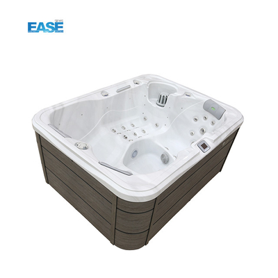 1 lounge 2 zitplaatsen Witte buitenbad Massage badbad Whirlpools