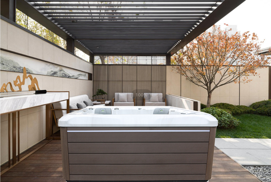 Luxe Whirlpool Massage Bad Buiten Hydro Spa Hot Tub