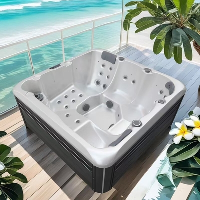 WiFi-aangedreven 5 personen Hot Tub Modern Design Outdoor Garden Acrylische Massage Spa Tub met CE/ETL/SAA/ISO-certificering