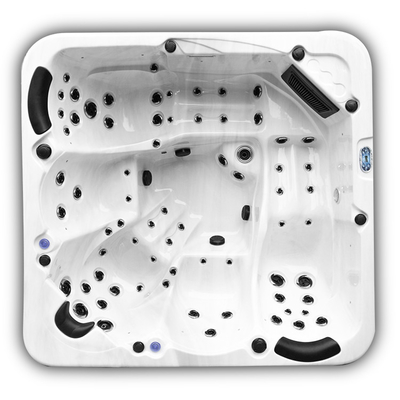 Van de het Systeem de Witte Parel van de Balboacontrole Hete Tubs Bathtub Whirlpool Spa Ton voor 5 Mensen