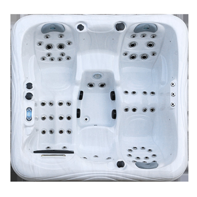 Buiten Jacuzzi Acryl Massage Spa Bad voor 4 personen voor ontspannende hydrotherapie