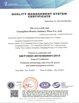 CHINA Guangzhou Romex Sanitary Ware Co., Ltd. certificaten